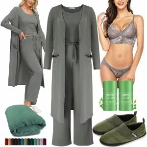 Freizeit Outfits Bequemes Heim-Outfit