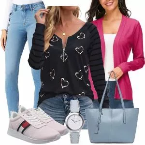 Frühlings Outfits Farbliches Frühlings Outfit