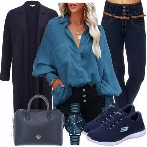 Frühlings Outfits Stylische Kombination Für Den Frühling