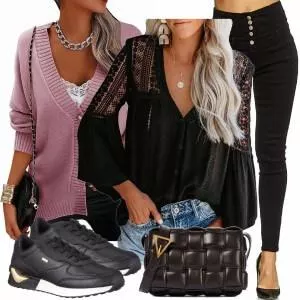 Frühlings Outfits Stylische Kombination für den Frühling