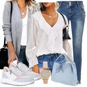 Frühlings Outfits Cooles Alltagsoutfit