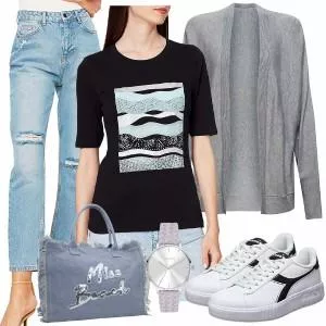 Frühlings Outfits Cooler Look für den Frühling