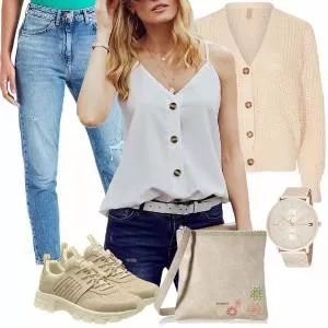 Frühlings Outfits Coller Look für den Frühling