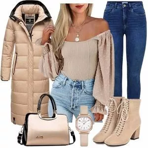 Winter Outfits Coller Look für den Winter