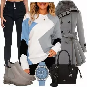 Winter Outfits Coller Look für den Winter