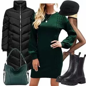 Winter Outfits Coller Look für den Winter