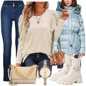 Winter Outfits Coller Look für den Winter