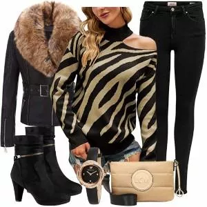 Winter Outfits Coller Look für den Winter