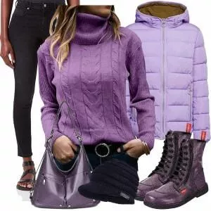 Winter Outfits Modischer Look für den Winter