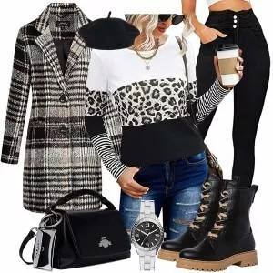 Winter Outfits Coller Look für den Winter