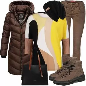 Winter Outfits Coller Look für den Winter