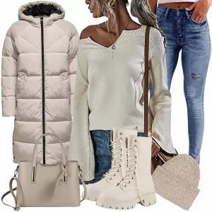 Winter Outfits Coller Look für den Winter