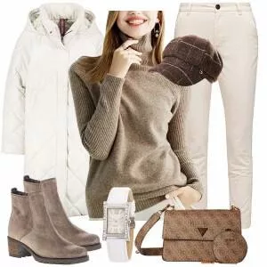 Winter Outfits Coller Look für den Winter
