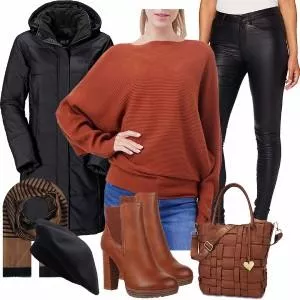 Winter Outfits Trendiger Look für den Winter