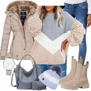 Winter Outfits Outfit für modische Damen