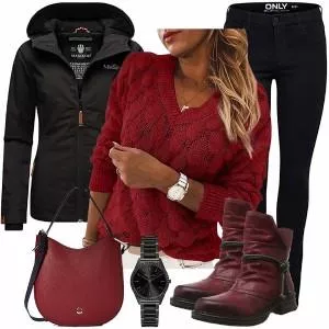 Winter Outfits Winterliches Freizeitoutfit