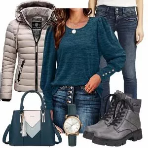 Winter Outfits Winterliches Freizeitoutfit