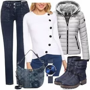 Winter Outfits Outfit für Stilvolle Damen