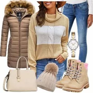 Winter Outfits Winterliches Freizeitoutfit