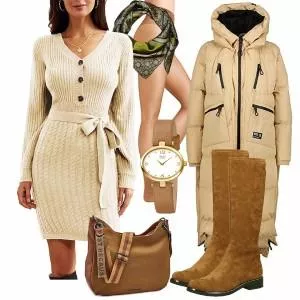Winter Outfits Attraktives Winteroutfit