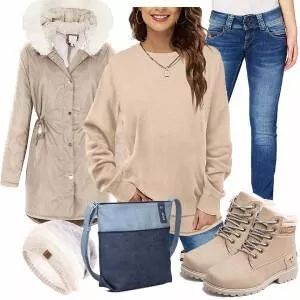 Winter Outfits Winterliches Freizeitoutfit