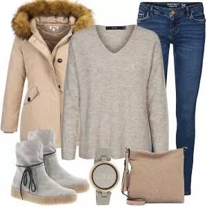 Winter Outfits Schönes Outfit für den Winter
