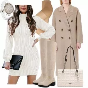 Winter Outfits Outfit für Stilvolle Damen