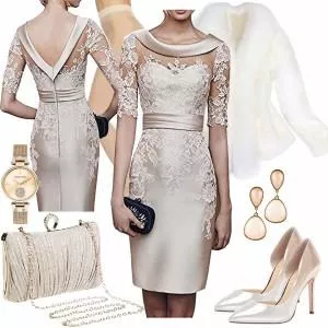 Party Outfits Outfit mit Elegantem Kleid