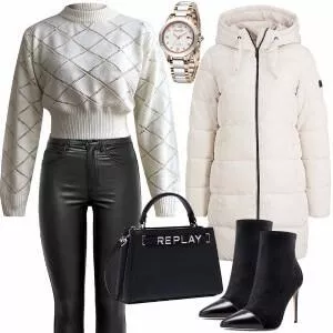 Winter Outfits Auffälliger Look für den Winter