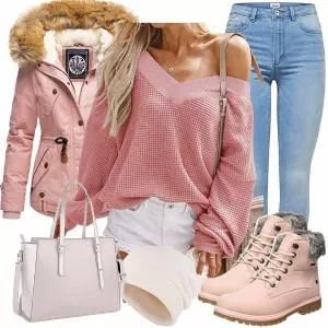 Winter Outfits Winterliches Freizeitoutfit