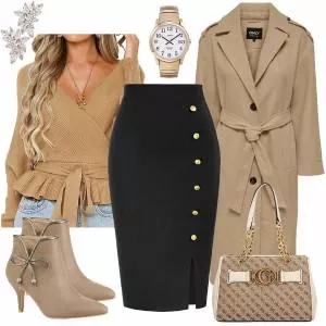 Winter Outfits Stylischer Look für Damen