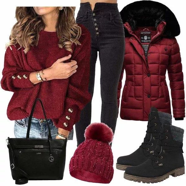 Winter Outfits Komfortabel und Warm