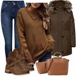 Winter Outfits Trendiger Look für den Winter