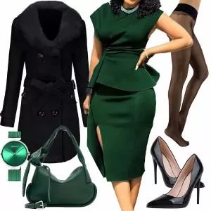 Party Outfits Outfit mit Elegantem Kleid