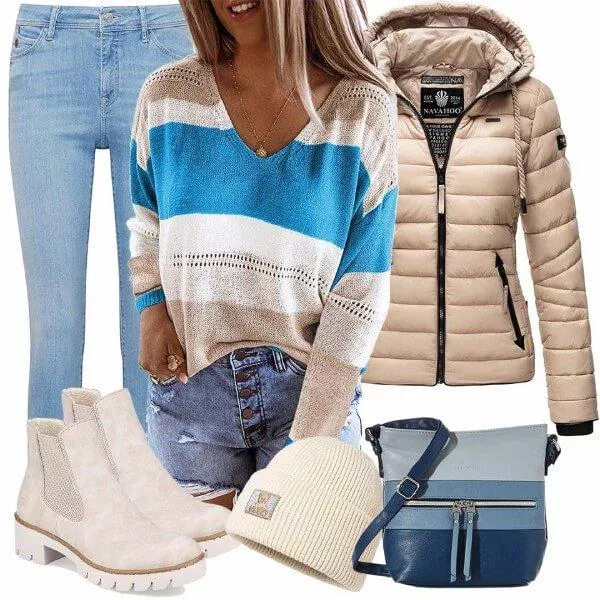 Winter Outfits winterliches Freizeitoutfit