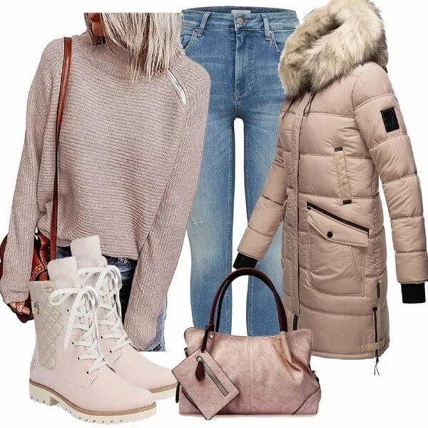 Winter Outfits Winterliches Freizeitoutfit