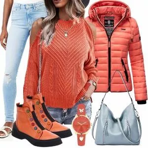 Winter Outfits Outfit für Stilvolle Damen