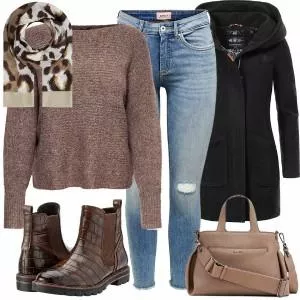 Winter Outfits Schönes Outfit für den Winter