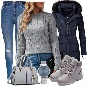 Winter Outfits Warmes und Bequemes Outfit