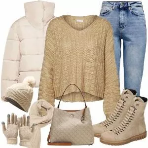 Winter Outfits Trendiger Look für den Winter