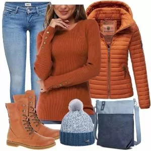 Winter Outfits Winterliches Freizeitoutfit