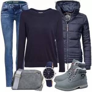 Winter Outfits Winterliches Freizeitoutfit