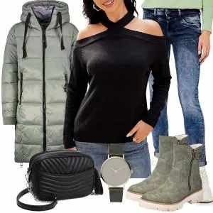 Winter Outfits Outfit für Stilvolle Damen