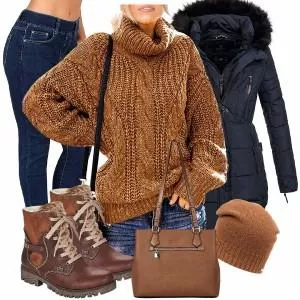 Winter Outfits Trendiger Look für den Winter