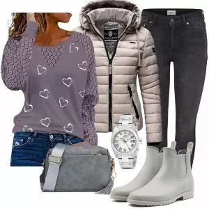 Winter Outfits Outfit für Modische Damen