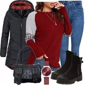 Winter Outfits Winterliches Freizeitoutfit