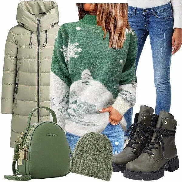 Winter Outfits Schönes Outfit für den Winter