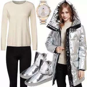 Winter Outfits Trendiger Look für den Winter