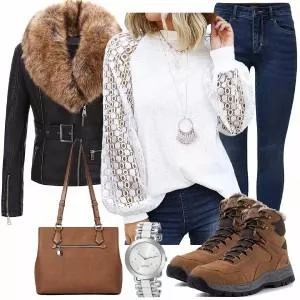 Winter Outfits Outfit für Elegantes Damen