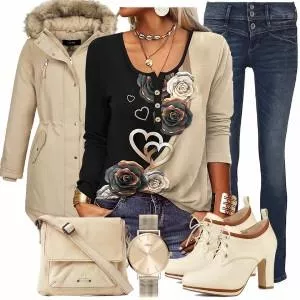 Winter Outfits Outfit für Stilvolle Damen